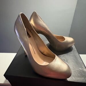 Dolce Vita Metallic Gold Heels